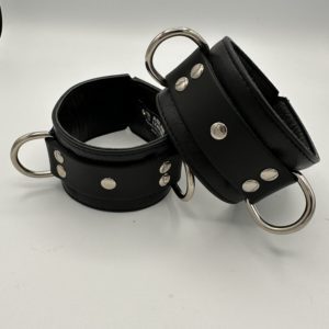 Black Jag Ankle Cuffs