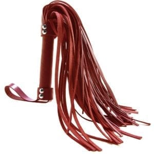Rouge Red Leather Flogger