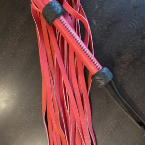 Deep Rose Bullhide Flogger