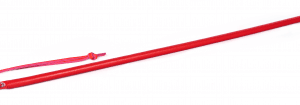 Red Leather Wrapped Cane 24"