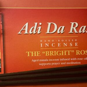 Adi Da Rasa Incense ~The “Bright” Rose