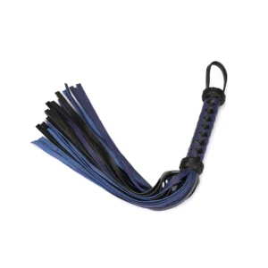 Cerulean Dominion ~Blue Leather Flogger